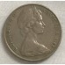 AUSTRALIA 1968 . TWENTY 20 CENTS COIN . PLATYPUS